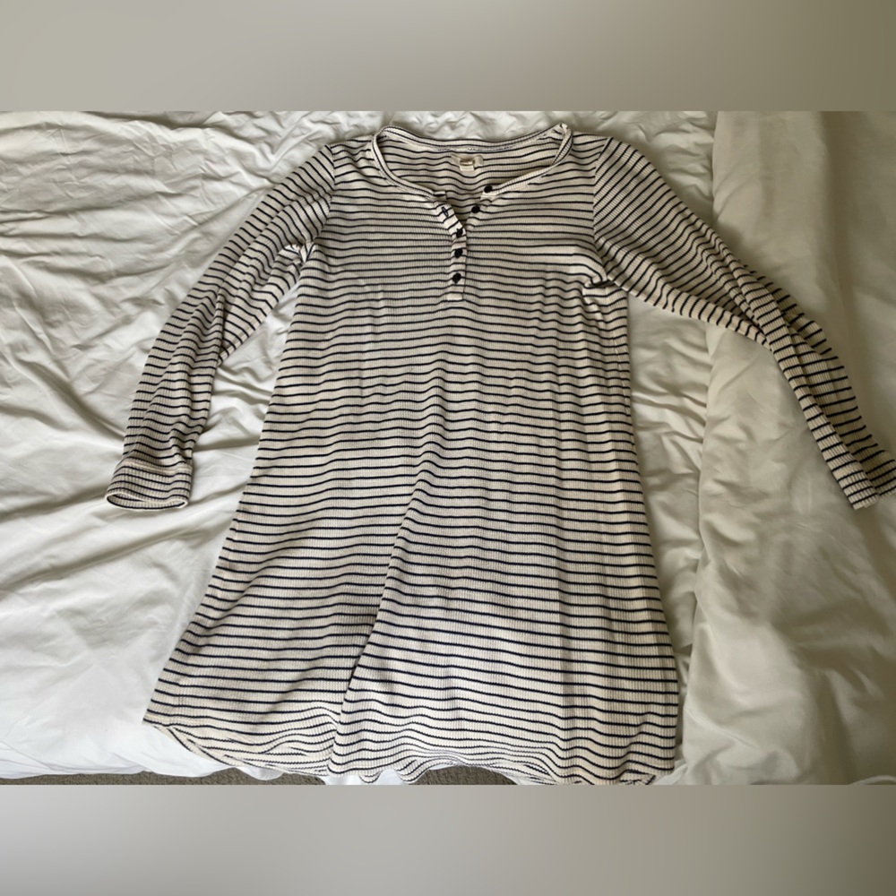 Madewell striped Henley dress

Size S